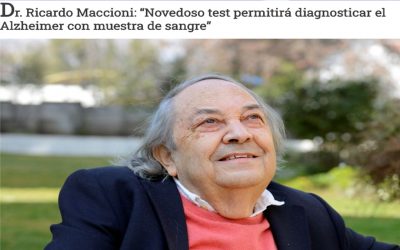 Dr. Ricardo Maccioni: “Novedoso test permitirá diagnosticar el Alzheimer con muestra de sangre”